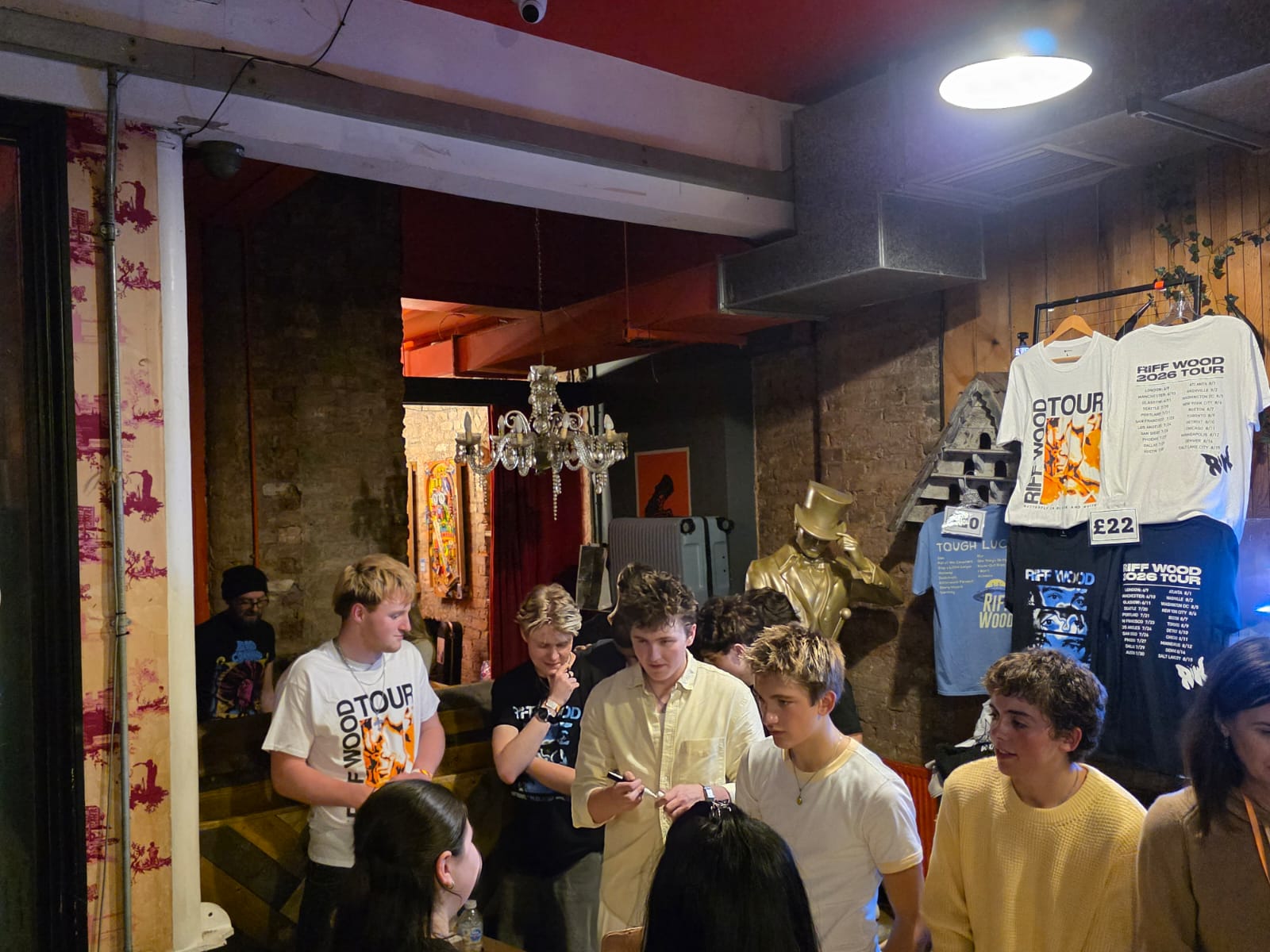 Signing merch